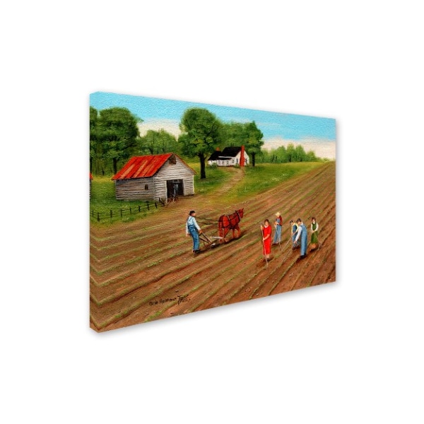 Arie Reinhardt Taylor 'Choppin Cotton' Canvas Art,24x32